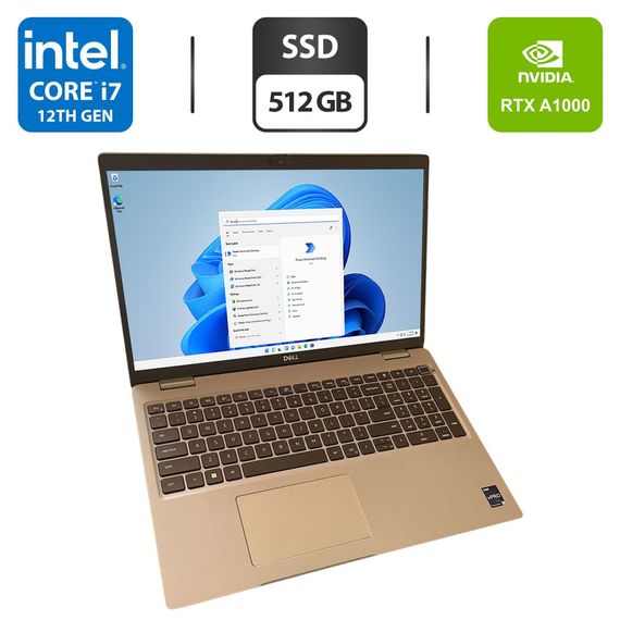 Мобильная рабочая станция Dell Precision 3571 / 15.6" (1920x1080) IPS / Intel Core i7-12800H (14 (20) ядер по 3.7 - 4.8 GHz) / 16 GB DDR5 / 512 GB SSD / nVidia RTX A1000, 4 GB GDDR6, 128-bit / WebCam б/у