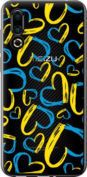 Чехол на Meizu 16S Сердца UA "5292u-1701-17620"