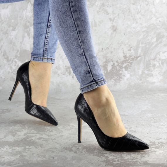 Туфли женские Fashion Toni 2457 39 размер 25 см Черный | Зображення 7