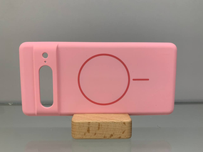 Чохол Google Pixel 7 Pro MagSafe м'який Софт Тач Протиударный рожевий