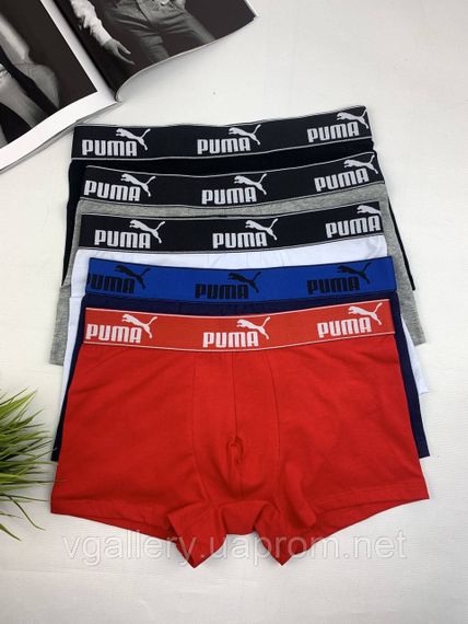 Мужское нижнее белье Puma | Мужские боксеры набор из 5 штук | Зображення 5