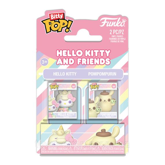 Набор игровых фигурок Bitty POP! серии Sanrio - Хеллоу Китти и Помпомпурин
