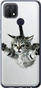 Чехол на Oppo A15s Летящий котёнок "2322u-2527-17620"
