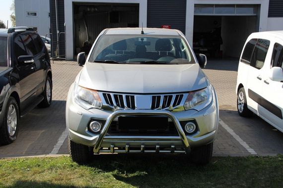 Кенгурятник WT003 (нерж) для Mitsubishi L200 2015-2024 гг | Зображення 1