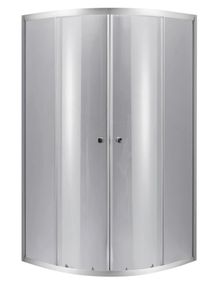 Душевая кабина Lidz Latwa SC90x90.SAT.LOW.DGR полукруглая, стекло темное тонированное 4 мм, без поддона LLSC9090SATLOWDGR2