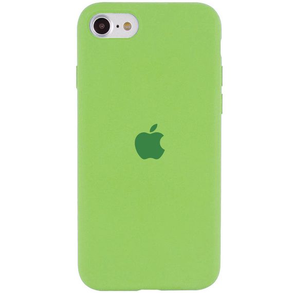 Чохол Silicone Case Full Protective (AA) для Apple iPhone SE (2020) М'ятний / Mint