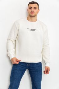 Батник мужской на флисе  цвет молочный 215R5044
