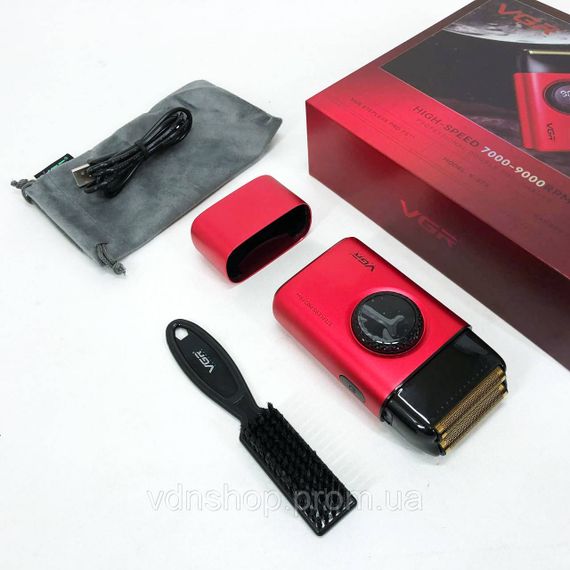 Професійна електробритва VGR, Чоловіча водонепроникна акумуляторна бритва, Бритви акумуляторні YH-52 | Зображення 3