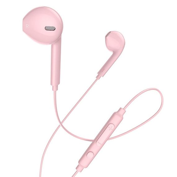 Стерео Наушники Hoco M55 (3.5mm/1.2m) Розовый | Зображення 1