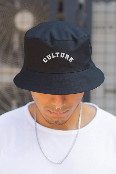 Панамка Without з принтом Culture Black | Зображення 1