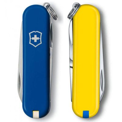 Нож Victorinox Classic SD Ukraine Синьо-жовтий (0.6223.2.8) | Зображення 5