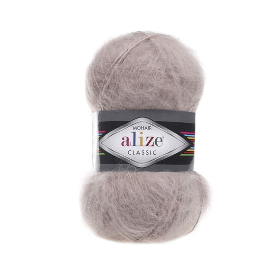 Пряжа Alize Mohair Classic 541 бежева алізе мохер класік