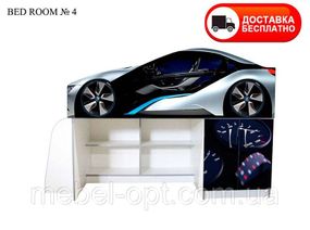 Детская кровать-комната Bed-Room 4 BMW спальное место 1700х800 мм