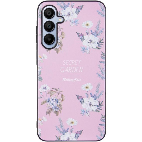 TPU+PC чохол Secret Garden для Samsung Galaxy A25 5G Pink | Зображення 1