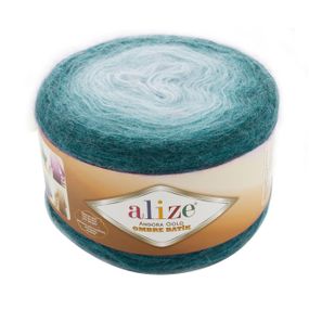Пряжа ALIZE ANGORA GOLD OMBRE BATIK 7230 Алізе ангора голд омбре батик