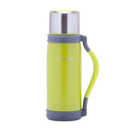 Термос 1200мл з нерж.сталі (блакитний, фіолет., Оранж., Салат.) KAMILLE | Зображення 5