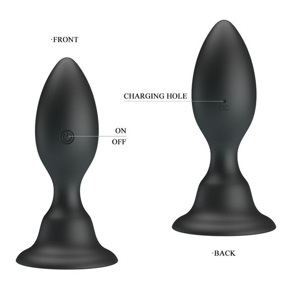 Анальний стимулятор з вібрацією PrettyLove-Push Over to Trigger vibration, BI-040076 Sex Aura | Зображення 5