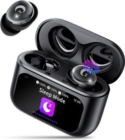 Навушники-вкладиші для сну Bluetooth 5.4 з сенсорним екраном, 48 годин роботи, IPX7, міні гарнітура з еквалайзером, для сну на боц