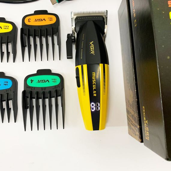 Професійний тример з насадками VGR, Машинка для стрижки волосся з універсальним живленням XS-98 | Зображення 3