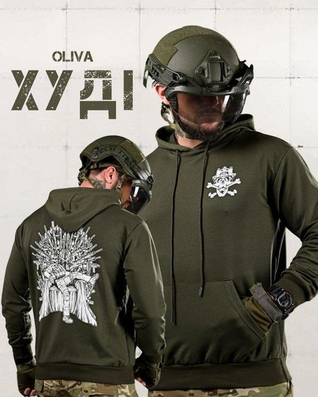 Тактична худі MAKLIN Girl трон олива ДЛ7068 | Зображення 5