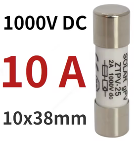 10А Запобіжник DC (є 6А / 8А / 15А / 20А / 25А / 30А) 1000V Solar Fuse PV для захисту сонячної системи LEADER