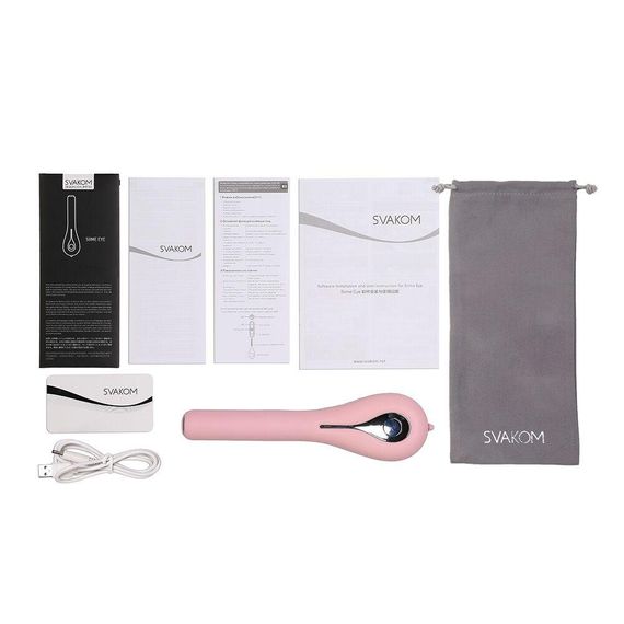 Интеллектуальный вибратор с камерой Svakom Siime Eye Pale Pink sexstyle | Зображення 4