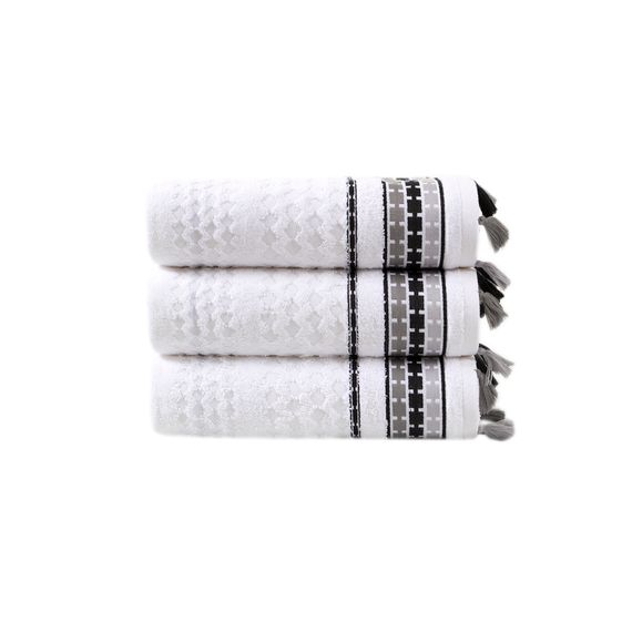 Рушник Irya 8641 Туреччина 50*90 см  Бавовна + поліестер Сірий