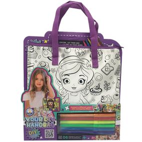 Детский набор для творчества "Сумка-раскраска" Z186-4B 1 отделение