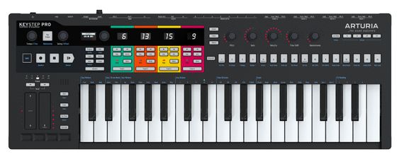 Секвенсор MIDI-контролер Arturia KeyStep Pro Black Edition (MIDI-клавіатура) з кабелями