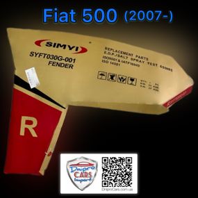 FIAT 500 с 2007 крыло правое переднее, 51785347