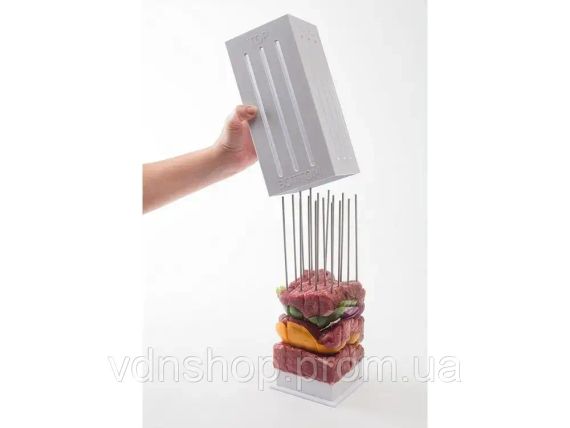 Пристрій для швидкого нанизування шашлику brochette express | шпажки для шашлику | Зображення 2