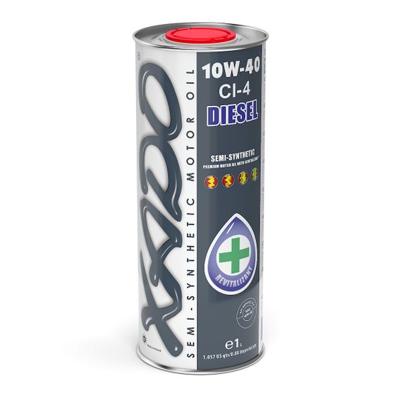 Напівсинтетична моторна олива CI-4 Diesel XADO Atomic Oil 10W-40  1л