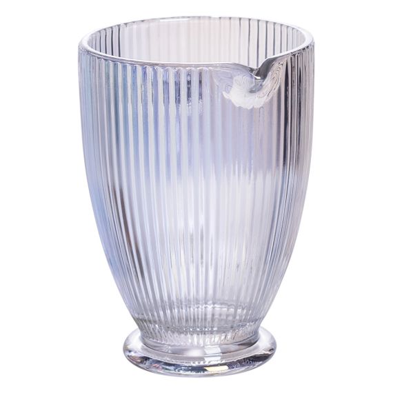 Глечик скляний 1,2 л ребристий фігурний HP7118RB | Зображення 1
