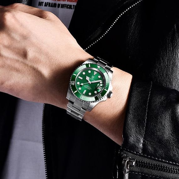 Годинник P2agani Design PD-1661 Silver-Green | Зображення 7