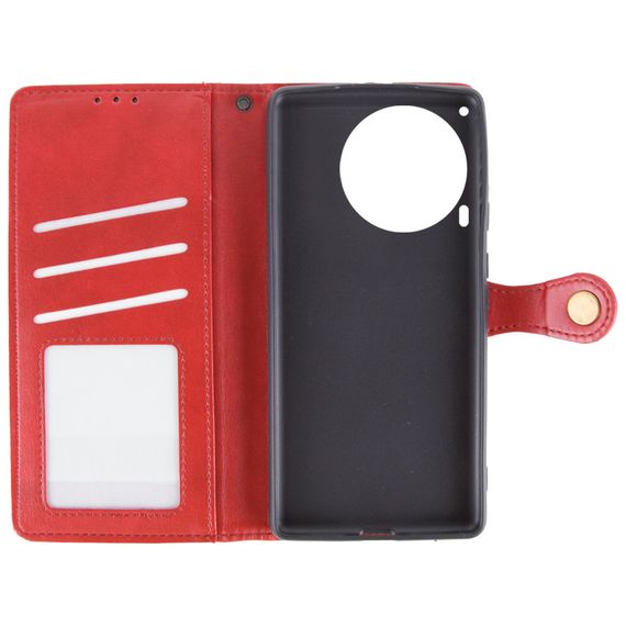 Кожаный чехол-книжка GETMAN Gallant (PU) для TECNO Camon 30 (CL6) Красный | Зображення 5