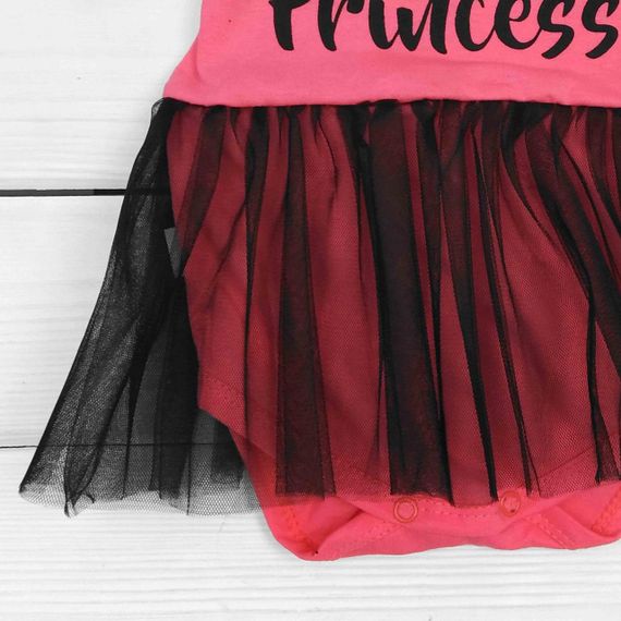 Боди платье для девочки с фатином Princess | Зображення 2