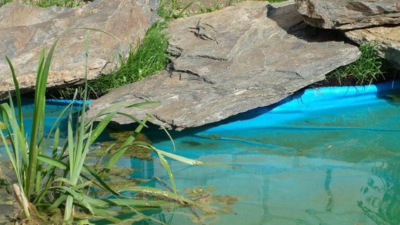 Тришарова плівка для бaceйнів, ставків та водойм Marma Akwen 8×25 м, синьо-зелена | Зображення 3
