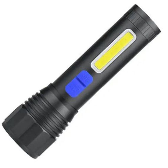 Ліхтар ручний акумуляторний CB-C11-P50-COB, Ліхтарик світлодіодний ручний акумуляторний портативний | Зображення 4