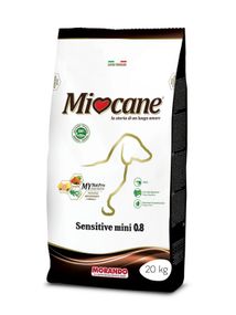 Корм Morando MioCane Mini Sensitive Salmon сухий з лососем для дорослих собак дрібних порід 20 кг