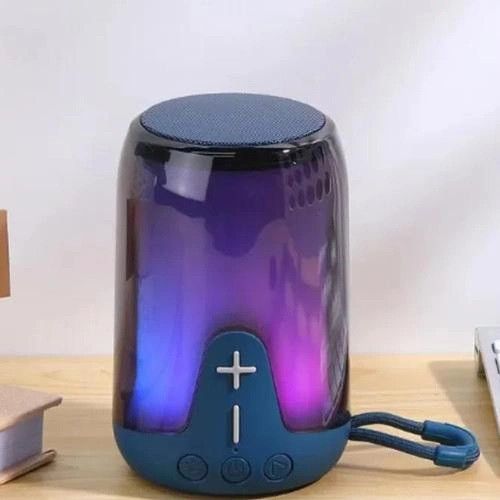 Портативна колонка TG652 5W з RGB підсвічуванням та ремінцем. KY-704 Колір: синій | Зображення 7