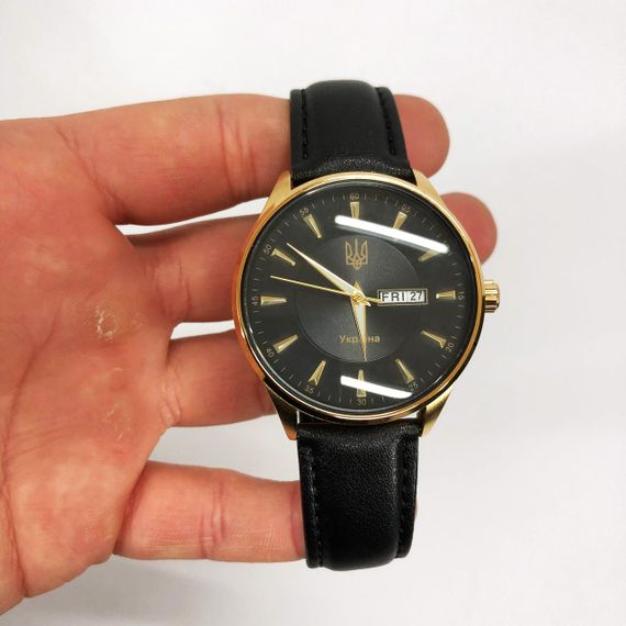 Годинник наручний чоловічий SKMEI 5702/2075GDBK, Стильний повсякденний чоловічий кварцовий годинник | Зображення 7