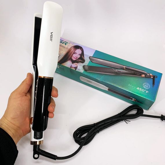 Электрический выпрямитель для гладких волос VGR V-519S, Утюжок с регулятором температуры OI-27 | Зображення 1