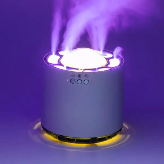 Увлажнитель воздуха с RGB-подсветкой и синхронизацией с музыкой 800 мл, белый HPKP6262 | Зображення 2