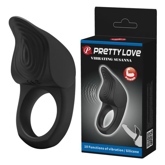 Кольцо эрекционое серии Pretty - Susanna Vibration, BI-210235 Sex Aura | Зображення 1