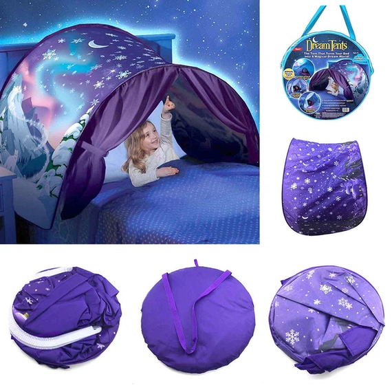 Палатка детская Dream tents plus палатка для детей детская палатка мечты Фиолетовая | Зображення 4