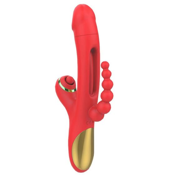 Вібратор Luxe USB 9 functions of vibration and tapping Sex Aura | Зображення 2