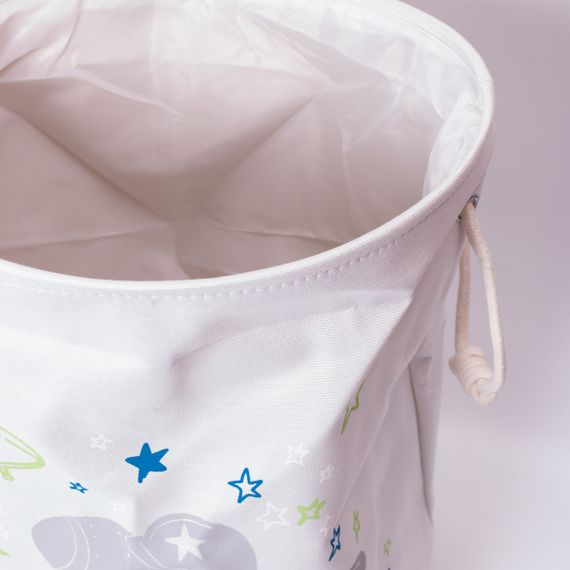 Кошик для іграшок тканинний 40×40×47 см Білий HP-41-15W | Зображення 3