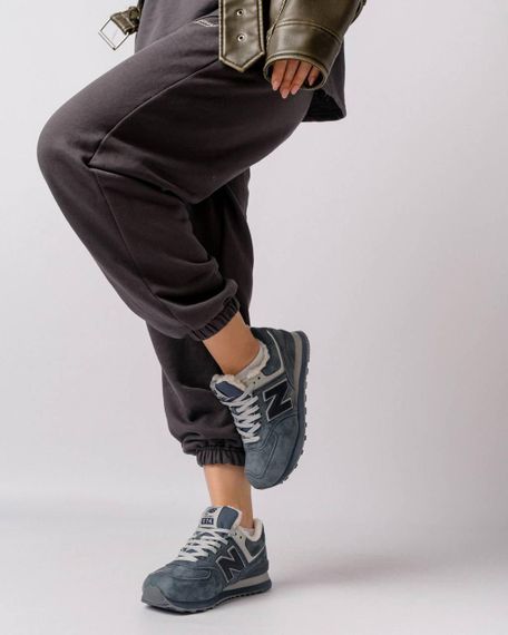 Жіночі кросівки ew 574 Dark Grey Fur 40 | Зображення 1