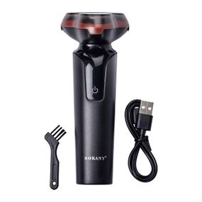 Электробритва 5 Вт 800 mAh бритва электрическая беспроводная с тремя бритвенными головками Sokany SK-16038R