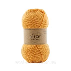 Шкарпеткова пряжа Alize Wooltime, жовтий 423